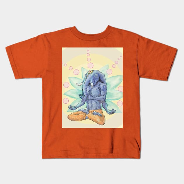 ganesha Kids T-Shirt by Zazhiga1ka